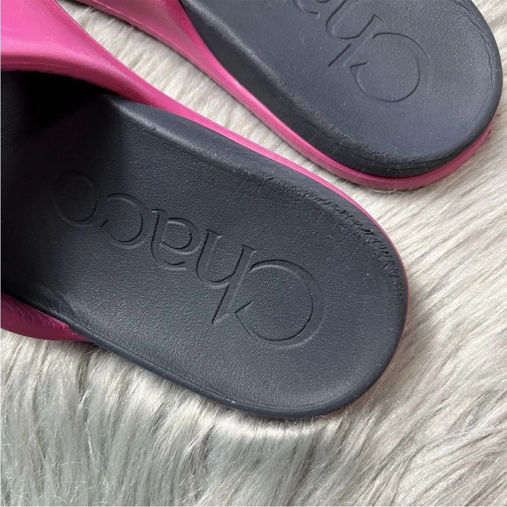 Girls Chaco Pink Slide Sandals Size 3